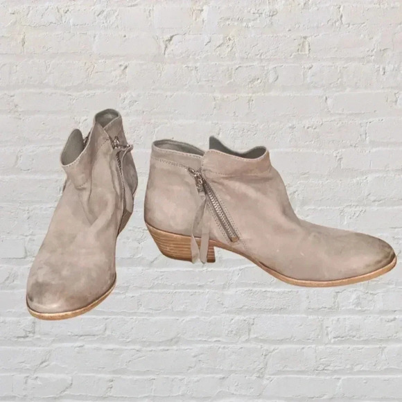Sam Edelman Booties - Taupe - Picture 1 of 9